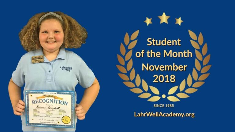Student of the Month: Sienna. November 2018